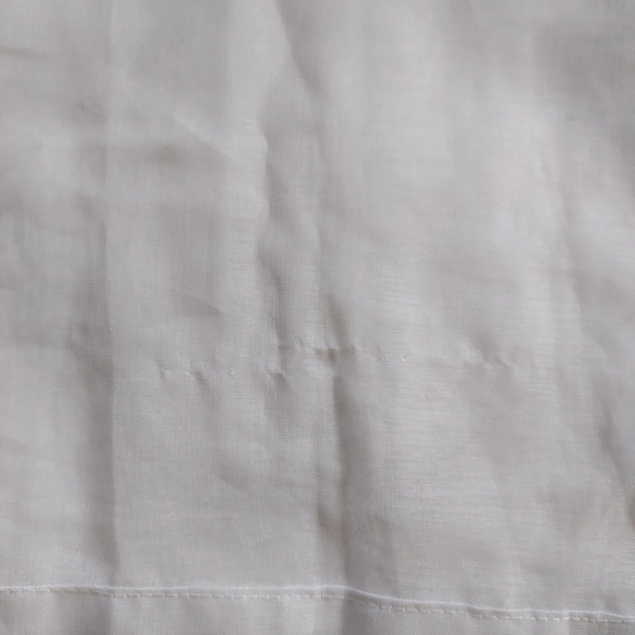 2 sheer white pom pom curtain panels - Picture 5 of 6